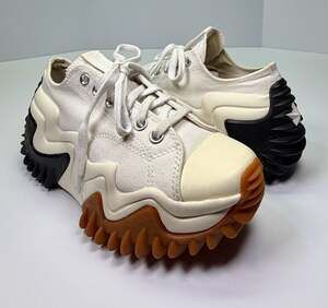 Converse Run Star Motion CX Platform Low White Black Gum Women 7